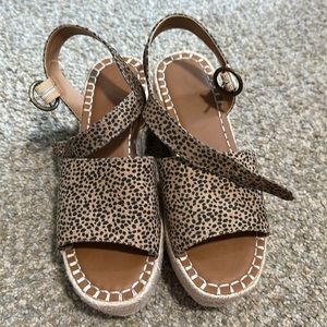 Barely Worn Leopard print Shoes!